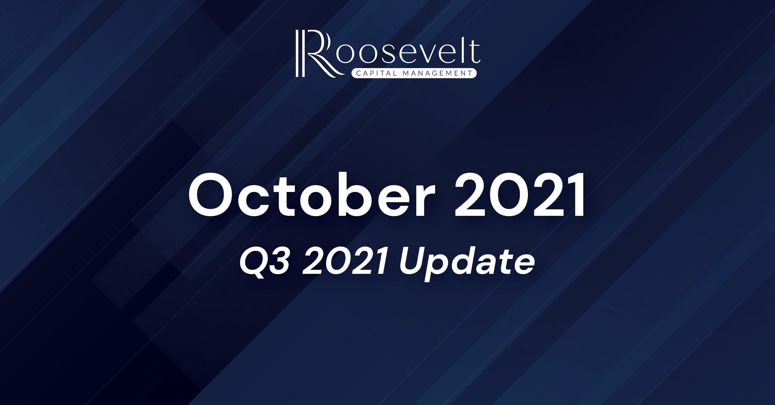 October 2021 - Q3 2021 Update